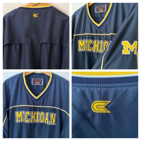 Colosseum Athletic Michigan Wolverines Windbreaker - Picture 5 of 8